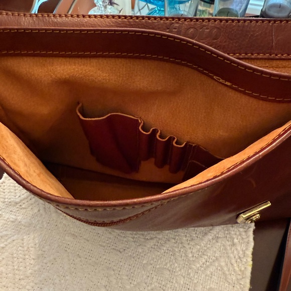 Brown Leather Men's Bag FLOTO - Picture 11 of 14